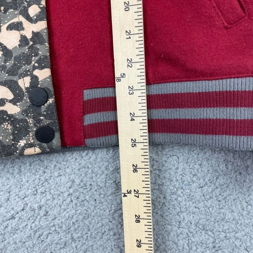 True Religion mens jacket size Small varsity jacket bomber wool blend - Picture 8 of 8